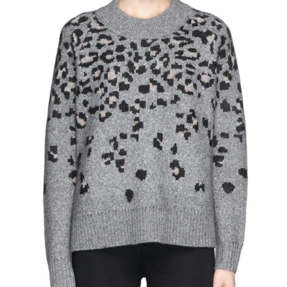 Rag & Bone Isadora Leopard Sweater XS